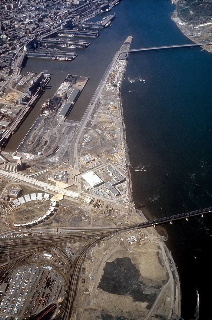 Aerial view of Auto Stadium