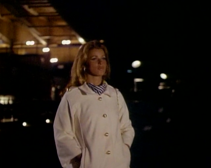 Claire at night