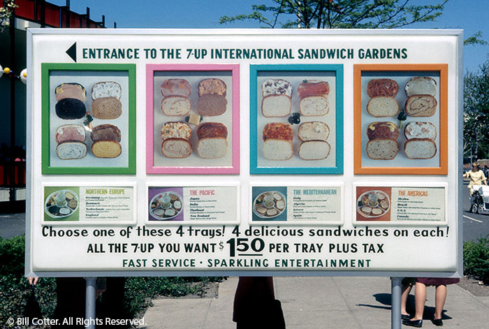 Seven-Up menu sign Seven-Up menu sign