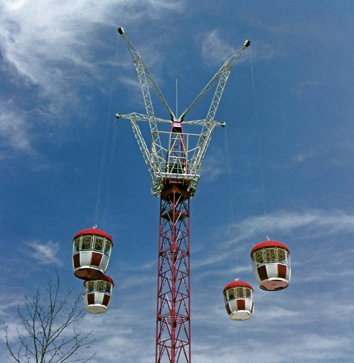 View of tower and gondolas