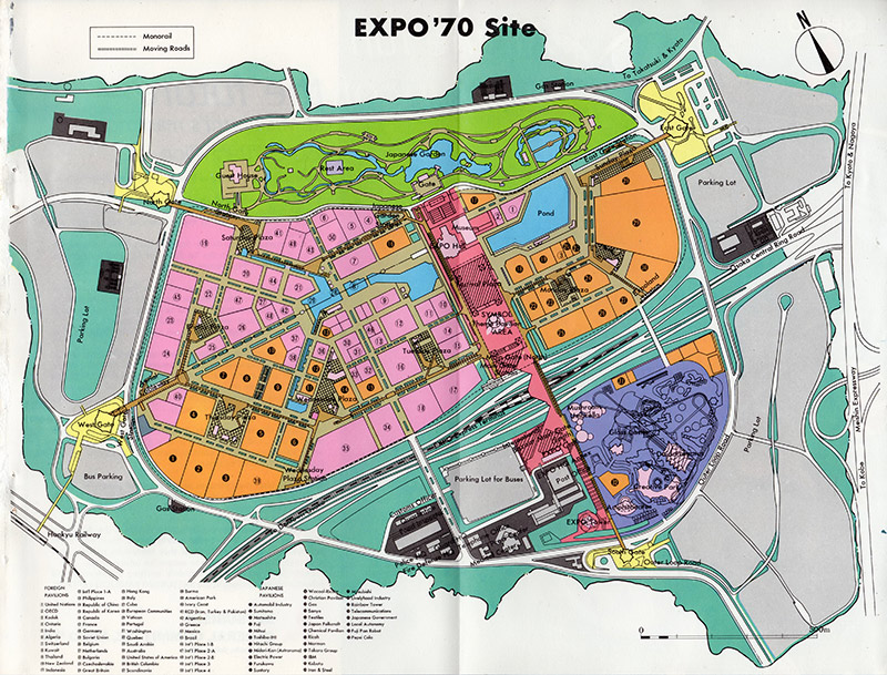 Expo '70 Site Map