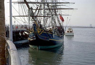 Bounty at dock