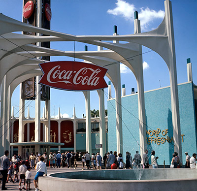 Coke fountain - 1964