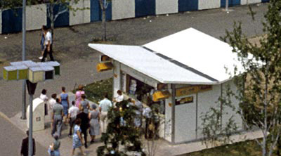 Film booth area - 1965