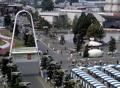 Souvenir stand area - 1965