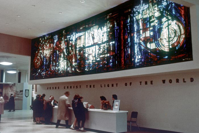 Stained glass window