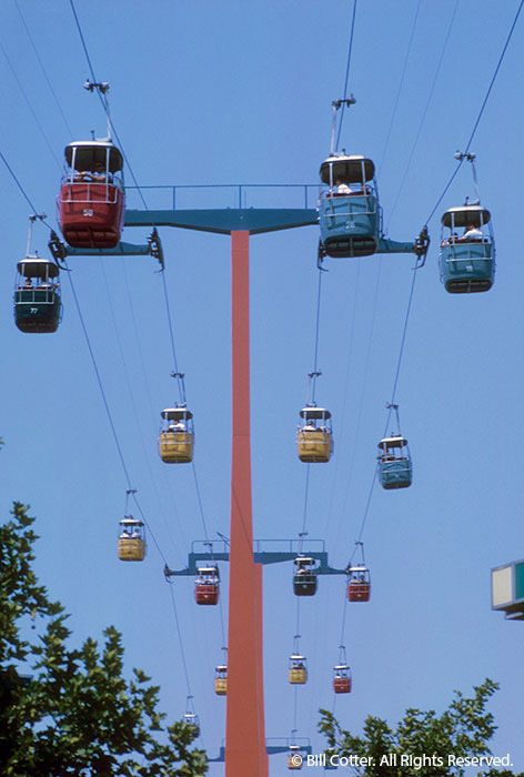 Swiss Sky Ride - 1965 view Swiss Sky Ride - 1965 view