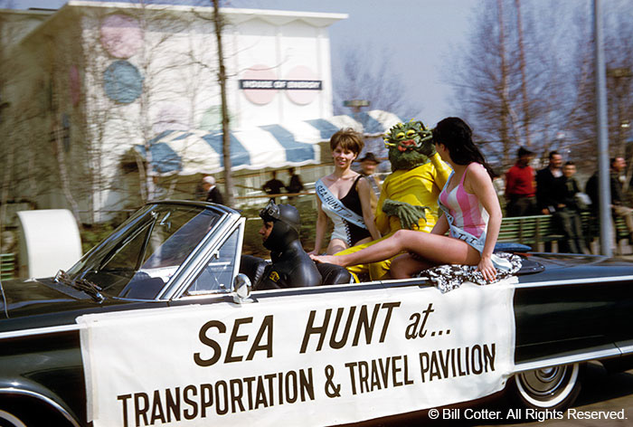 Sea Hunt unit in Re-Opening Day Parade Sea Hunt unit in Re-Opening Day Parade
